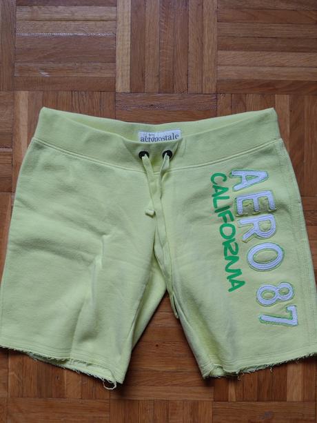 Aeropostale krásne neónové mäkučké bermudy, aeropostale,s