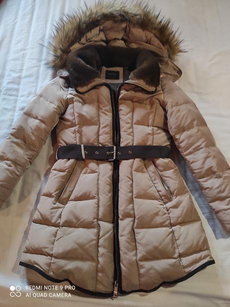 Zara zimná paperová bunda m/l, zara,m