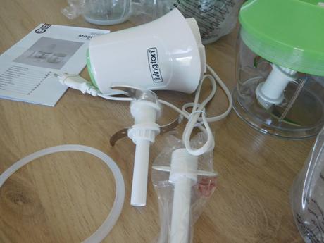 Livington magicut +2x zberná nádoba sklo-nový, 