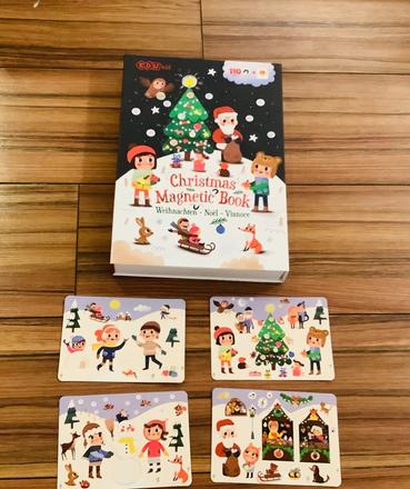 Magnetická skladačka christmas, 