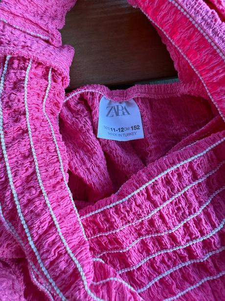 Textúrovaný overal zara s volanmi, zara,152