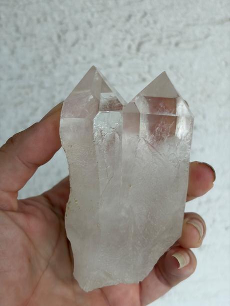 Prírodný dvojšpic krištáľu az 388 g cca 10 cm,