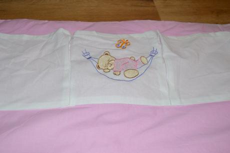 Vreckár na postieľku - hojdačka ružová, šírka (cm): 60,dĺžka (cm): 60