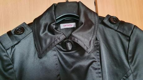 Čierny trenčkot orsay 36 alebo s, orsay,36
