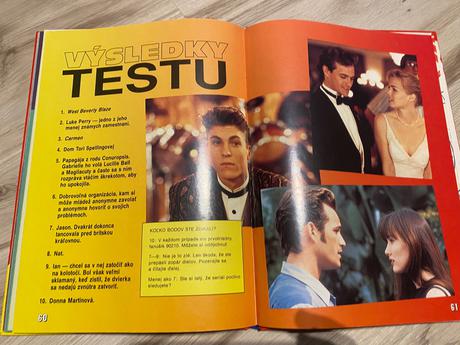 Beverly hills 90210 retro stará kniha ročenka 1994,