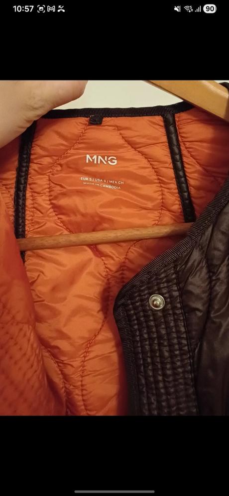 Damske presivane bundy zn.mango, mango,s