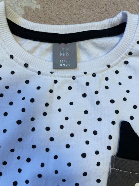 Mikina bodky vrecko psik, pepco,134