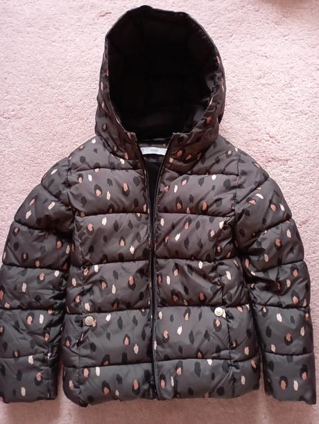 Zimná bunda podšitá flísom, mango kids, mango,128