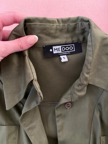 Khaki šaty medoo, s