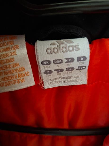 Prechodna bunda pre dievča, adidas,128