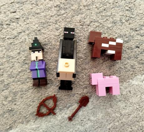 Minecraft figúrky 7ks - na spôsob lega, 