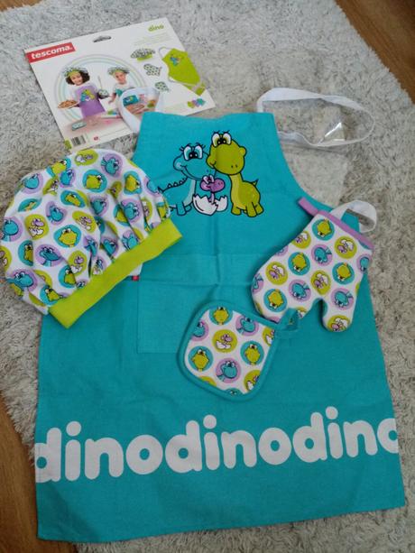 Kuchársky set tescoma - zástera, čiapka, rukavica, 