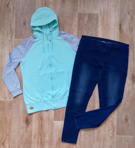 Mikina a džegíny, bonprix,44