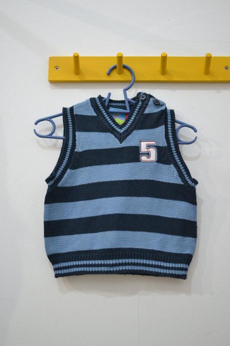Detská pletená vesta 80, 80