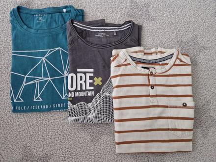 Trička, 3ks, reserved,152