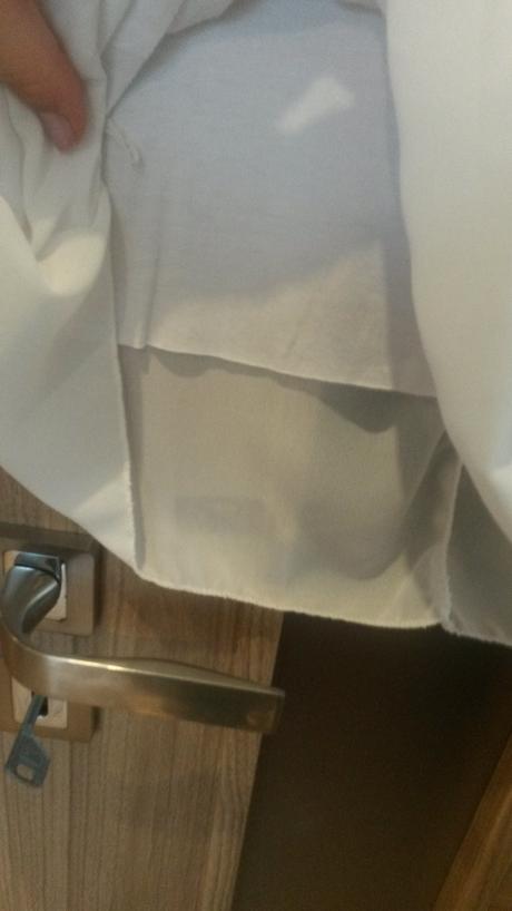 Biele šifónové šaty, m