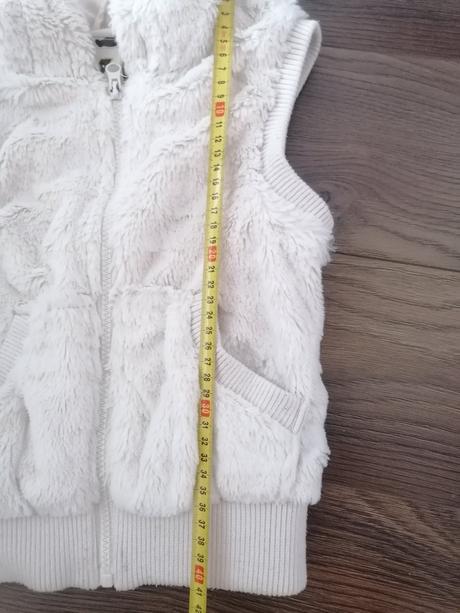 Kožušinkova vesta s uškami 128, young dimension,128