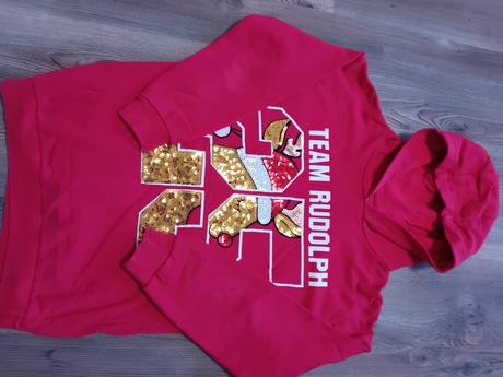 Predĺžená vianočná mikina, f&f,140