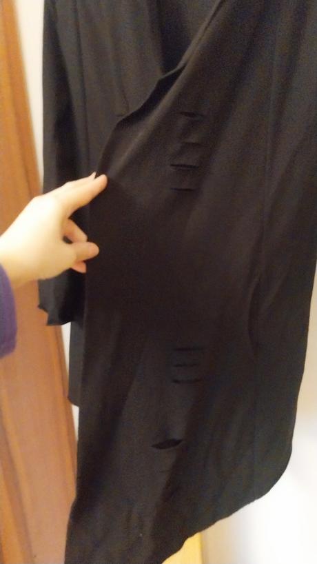 Cierna mikina / kardigan s kapucnou xl/xxl, xl