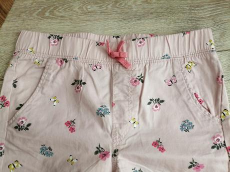 Kvetované nohavice, h&m,134