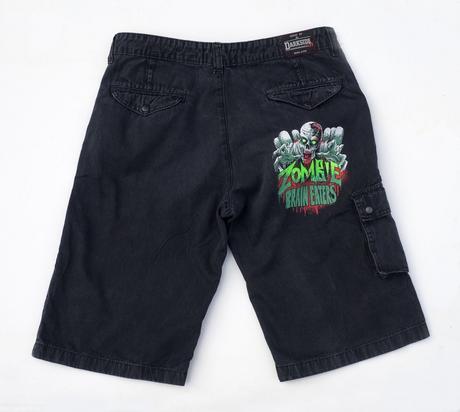 Bavlnené čierne kraťasy, l