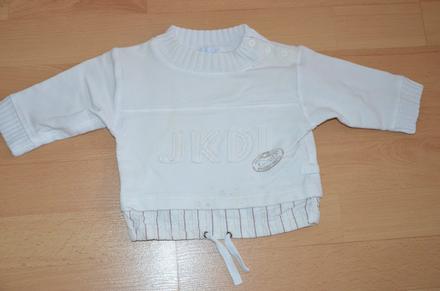 Tričko dlhý rukáv hrubšia teplákovina mikina 68, h&m,68