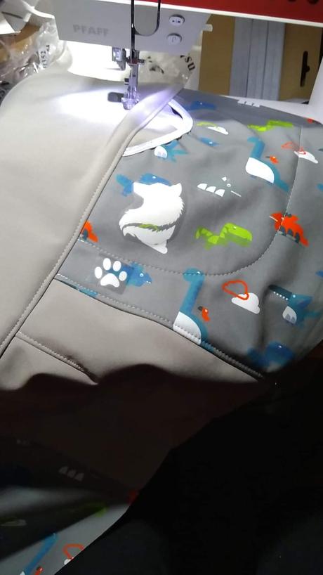 Zimné softshellky kombinované s reflexnym prvkom, 68 - 170