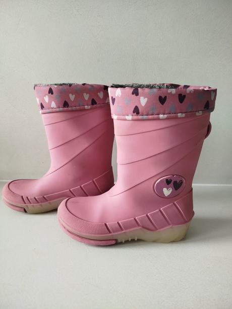 Dievčenské zateplené gumáky, 26