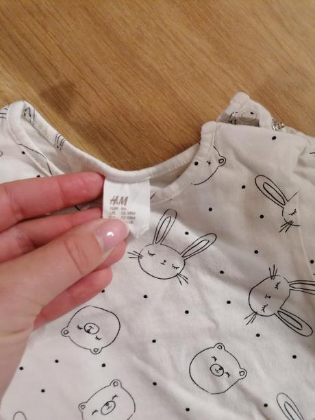 Zajkove tričko a leginky, h&m,86