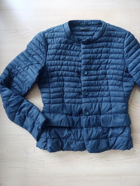 Tmavomodra bunda sisley, sisley,m