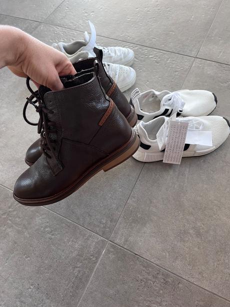 Cizmy prava koza ako nové, zara,35