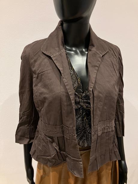 Dámske hnedé sako, george,l