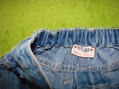 Riflová suknička, next,98