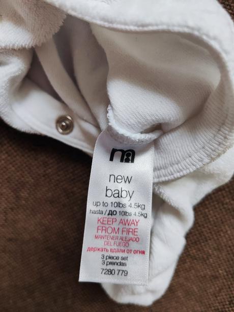 Froté pyžamko, mothercare,62