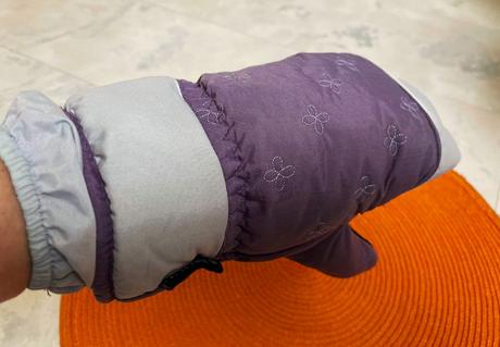 Zateplené lyžiarske rukavice, 