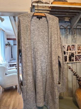 Dlhy kardigan vlneny v.40, f&f,40