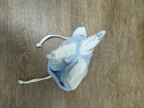 Modro-biela čiapočka 0-6m, 62