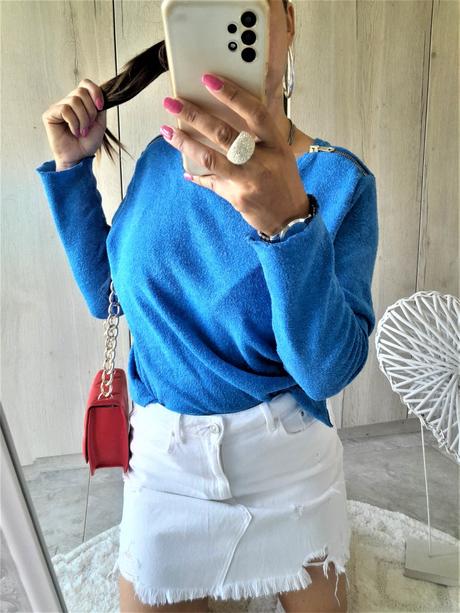 Mikina so zipsami bik bok-m/l, m