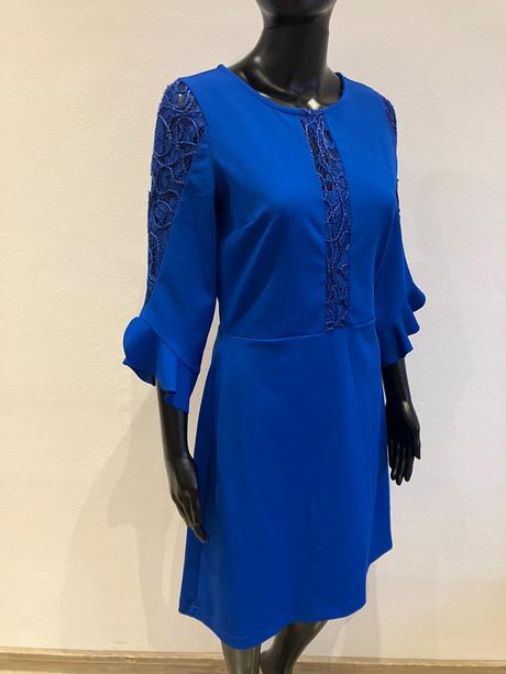 Dámske áčkové šaty elegantné rouge avenue (l), l