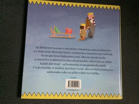 Mala princezná a sánky,