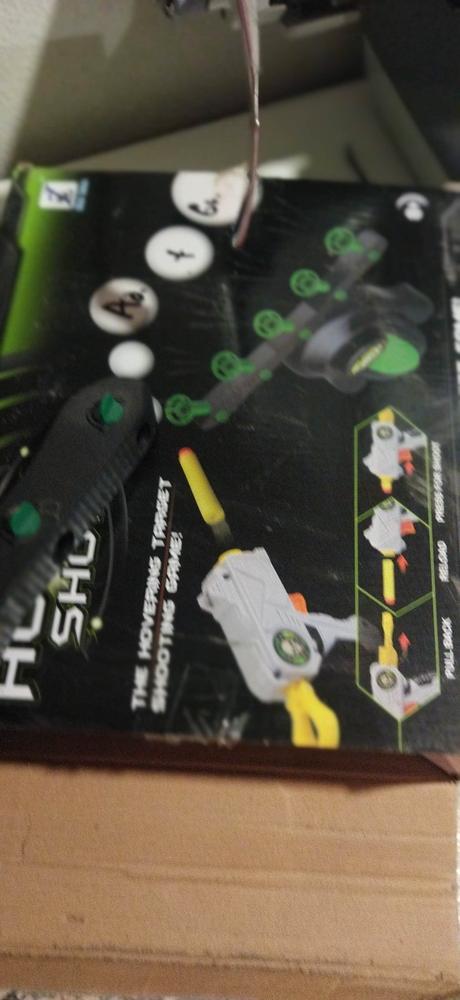 Levitačný terč hover shot, 