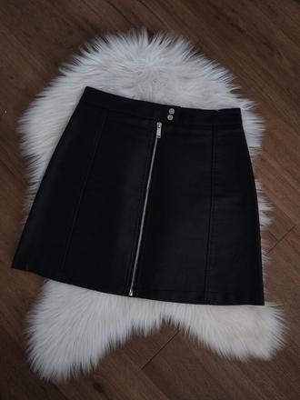 Koženková sukňa, xs