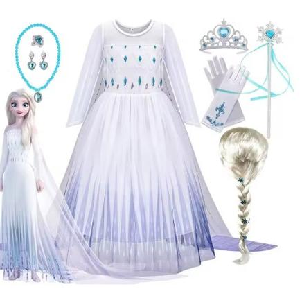 Šaty kostým princez elza ľadové kráľovstvo frozen, 