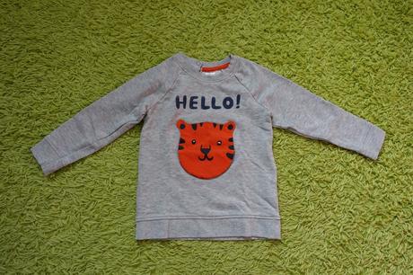 Mikina s levom, h&m,98