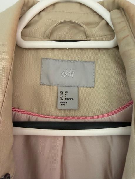 Trenčkot, h&m,34