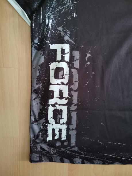 Cyklo tricko force art biela/cierna, xs