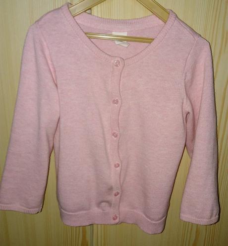 Ružový svetrík, h&m,92