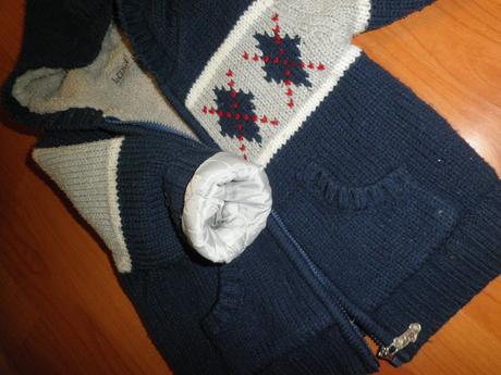 Teplučký svetrík na zips na 2 roky, 86