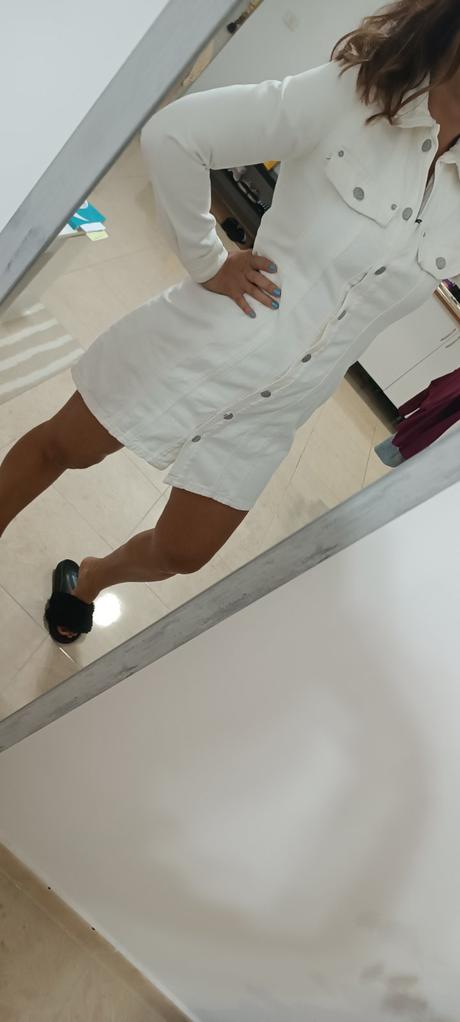 Riflovy kabatik predlzena riflovka, s