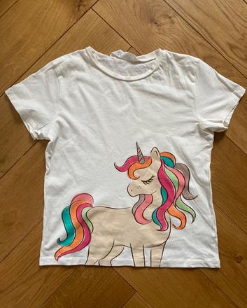 Tricko hm jednorozec, h&m,134